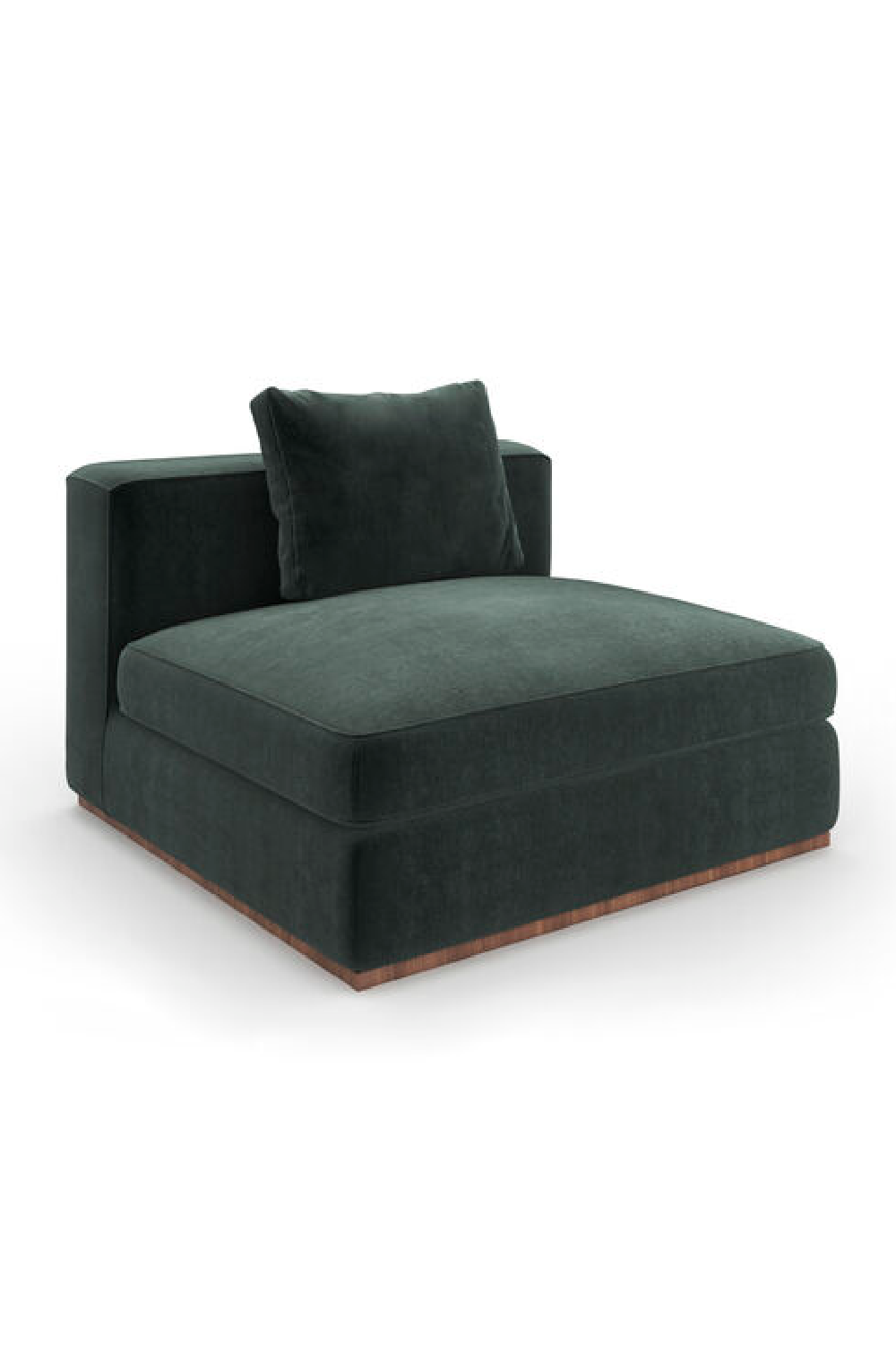   Black Upholstered Modular Sofa | Oroa.com