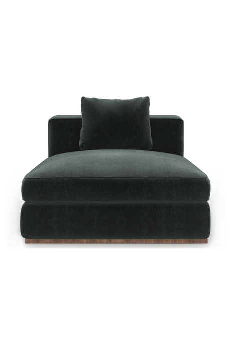   Black Upholstered Modular Sofa | Oroa.com