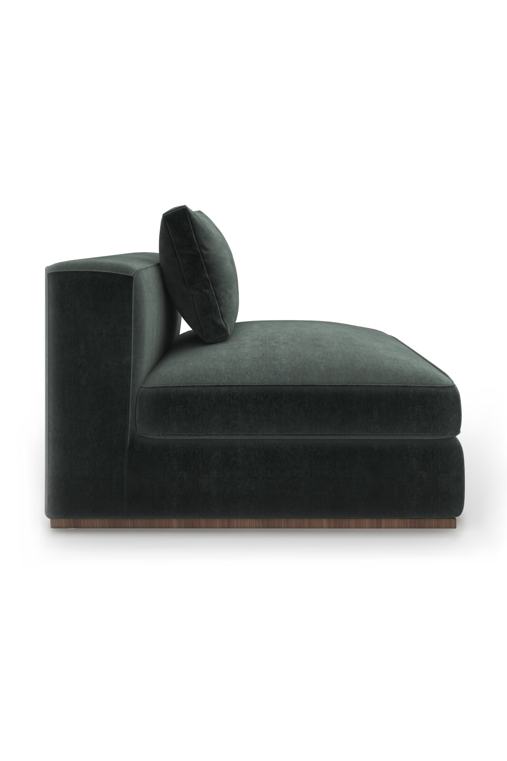   Black Upholstered Modular Sofa | Oroa.com