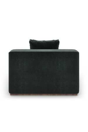   Black Upholstered Modular Sofa | Oroa.com