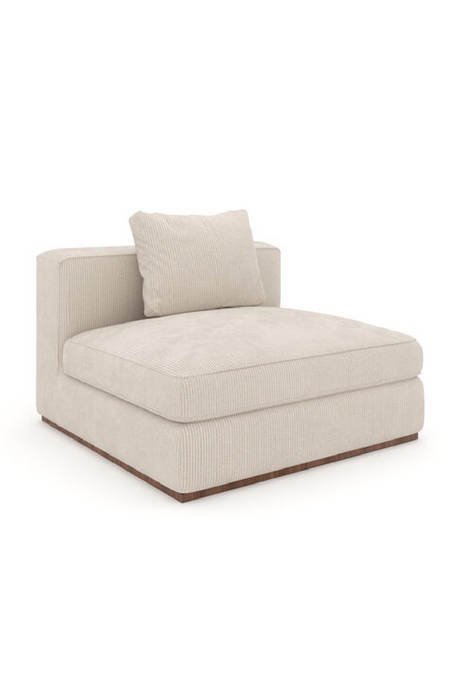   White Upholstered Modular Sofa | Oroa.com