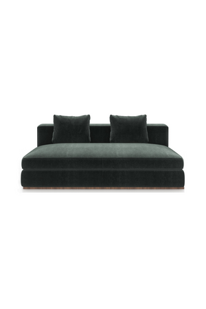   Black Upholstered Modular Sofa | Oroa.com