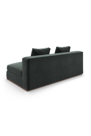   Black Upholstered Modular Sofa | Oroa.com