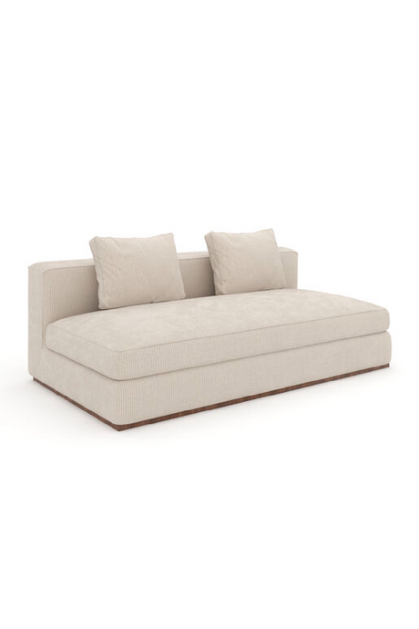   White Upholstered Modular Sofa | Oroa.com