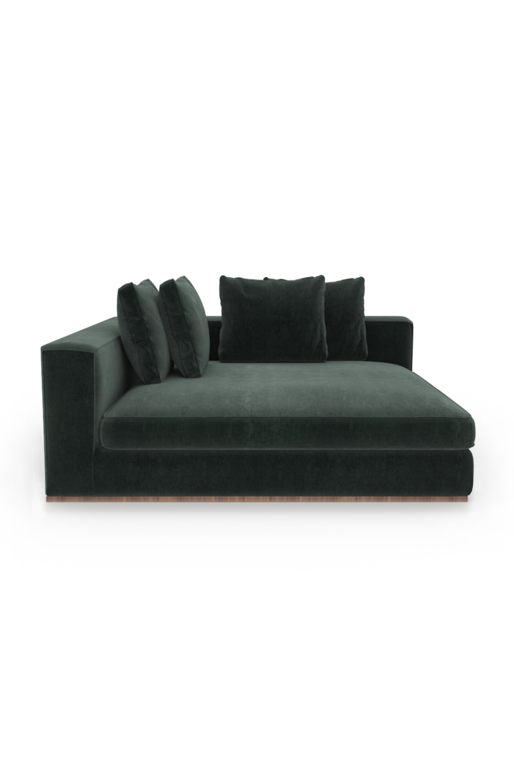  Black Upholstered Modular Sofa | Oroa.com