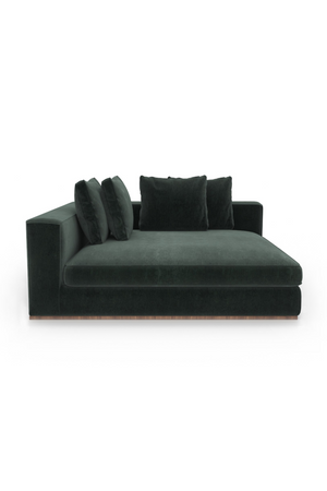   Black Upholstered Modular Sofa | Oroa.com
