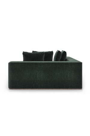   Black Upholstered Modular Sofa | Oroa.com