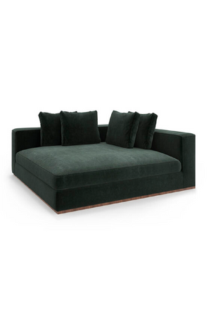   Black Upholstered Modular Sofa | Oroa.com