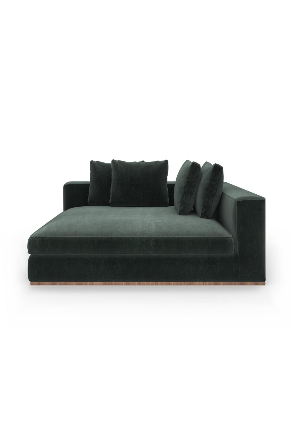   Black Upholstered Modular Sofa | Oroa.com