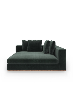   Black Upholstered Modular Sofa | Oroa.com