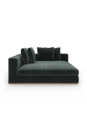   Black Upholstered Modular Sofa | Oroa.com