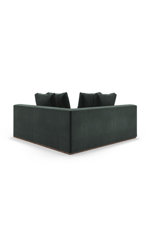   Black Upholstered Modular Sofa | Oroa.com