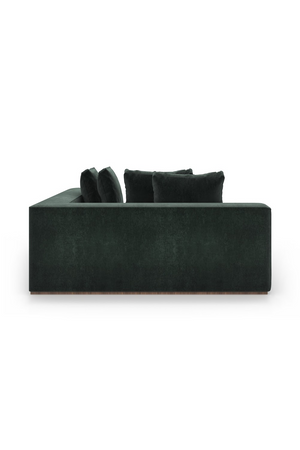  Black Upholstered Modular Sofa | Oroa.com