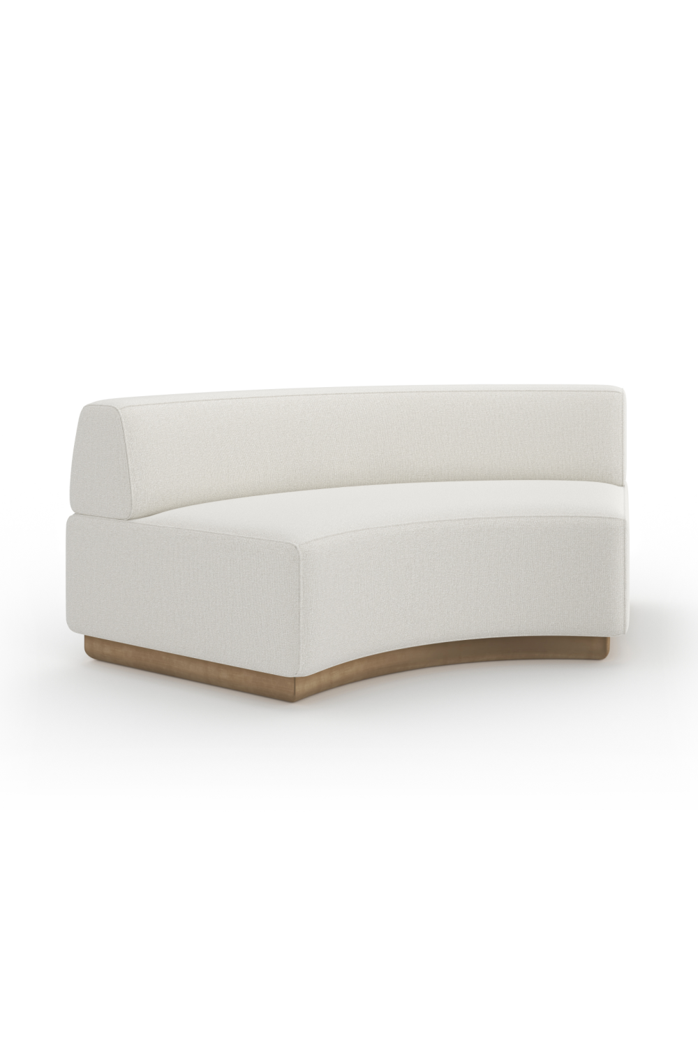   White Armless Wedge Sofa | Oroa.com