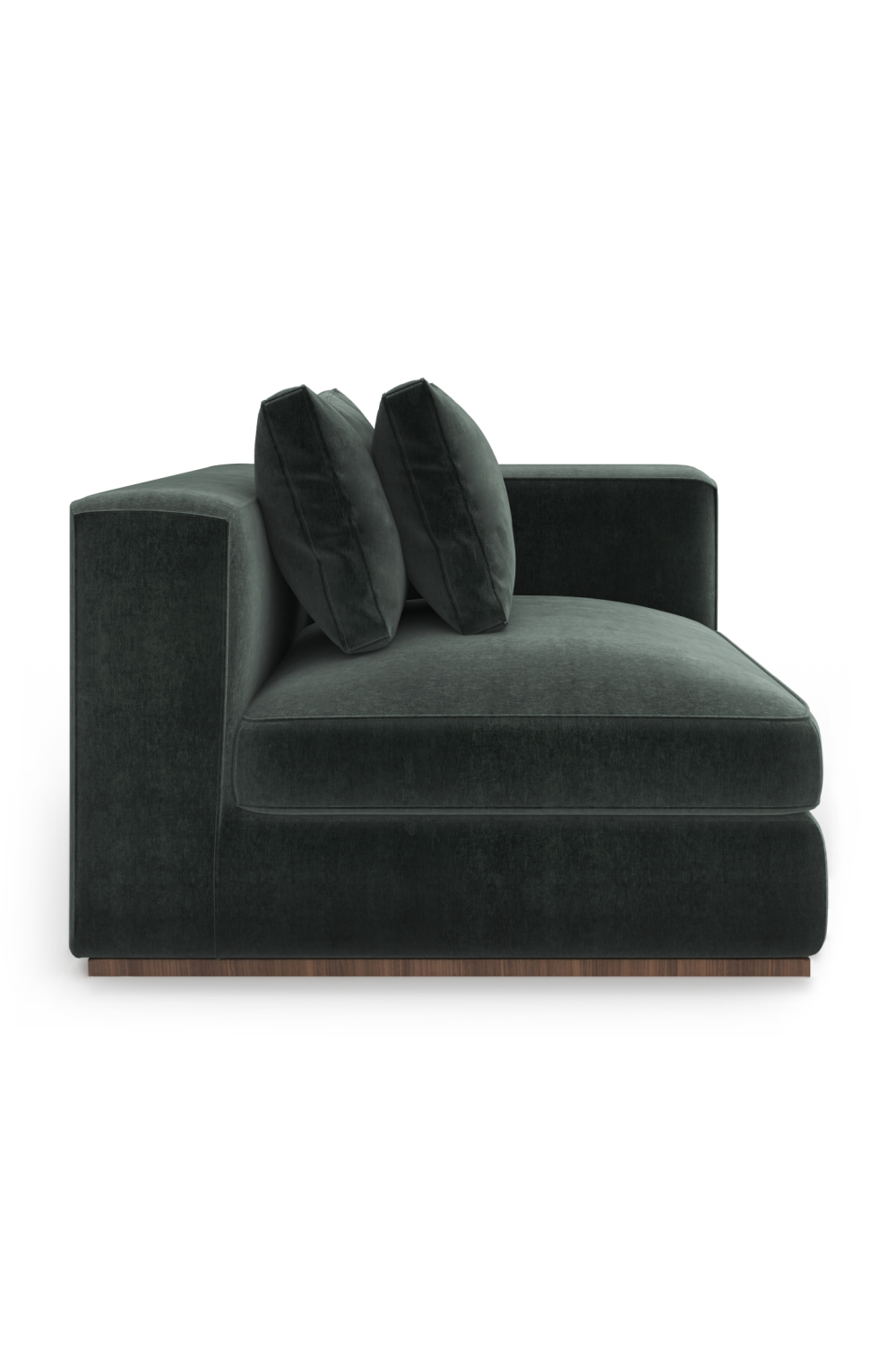   Black Upholstered Modular Sofa | Oroa.com