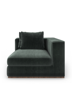   Black Upholstered Modular Sofa | Oroa.com
