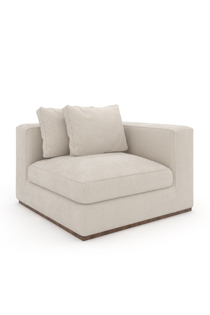   White Upholstered Modular Sofa | Oroa.com