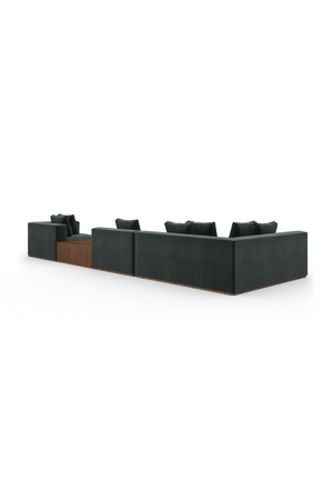   Black Sectional Sofa with Chaise | Oroa.com