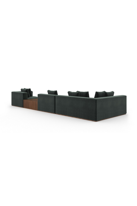   Black Sectional Sofa with Chaise | Oroa.com