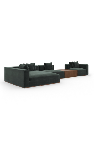   Black Sectional Sofa with Chaise | Oroa.com