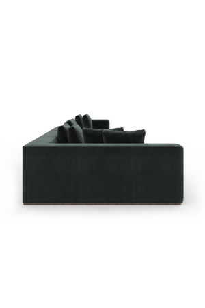   Black Sectional Sofa with Chaise | Oroa.com