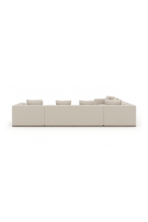   Cream 5-Piece Sectional Sofa | Oroa.com