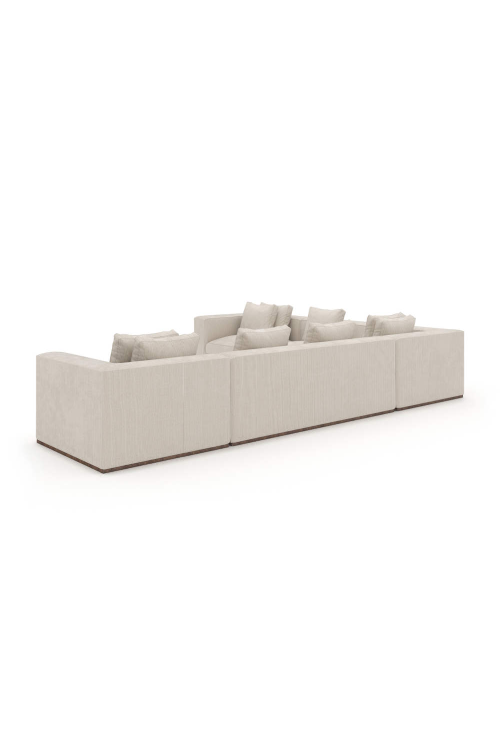   Cream 5-Piece Sectional Sofa | Oroa.com
