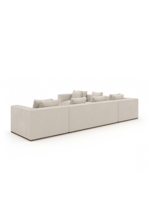  Cream 5-Piece Sectional Sofa | Oroa.com