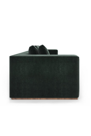   Upholstered Black Sectional Sofa | Oroa.com