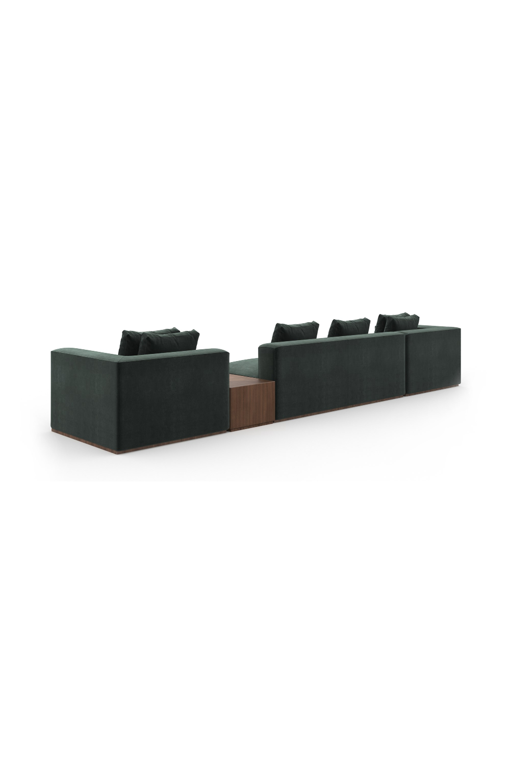   Upholstered Black Sectional Sofa | Oroa.com