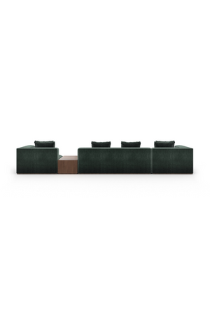   Upholstered Black Sectional Sofa | Oroa.com
