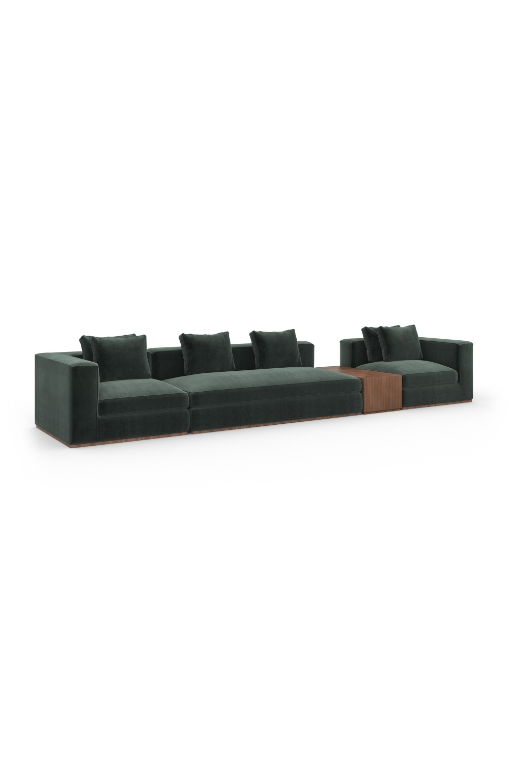   Upholstered Black Sectional Sofa | Oroa.com