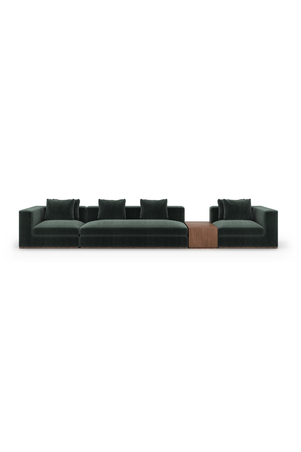   Upholstered Black Sectional Sofa | Oroa.com