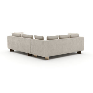   White Chenille Sectional Sofa S | Oroa.com