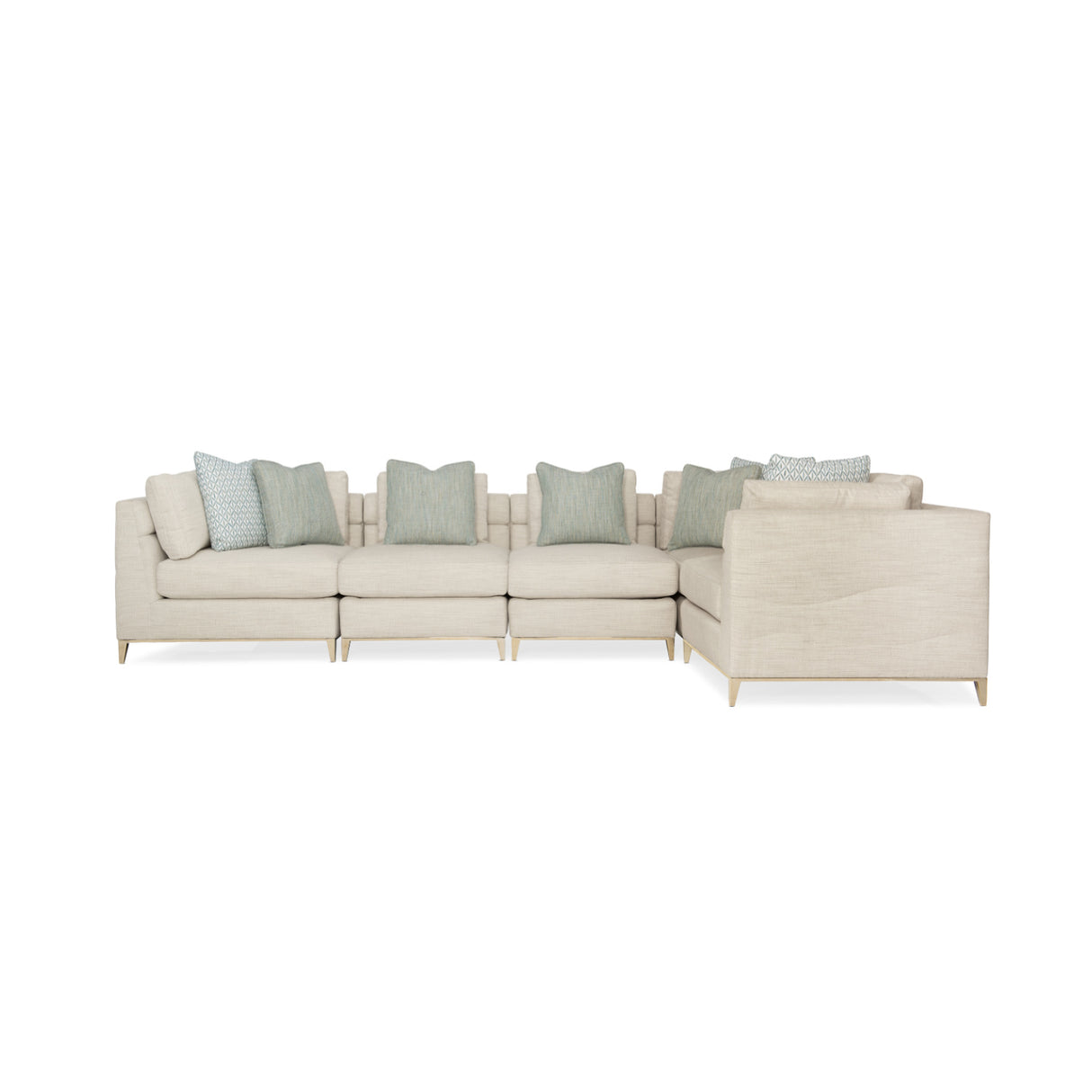   Wavy Quilted Armless Lounge Chair | Oroa.com