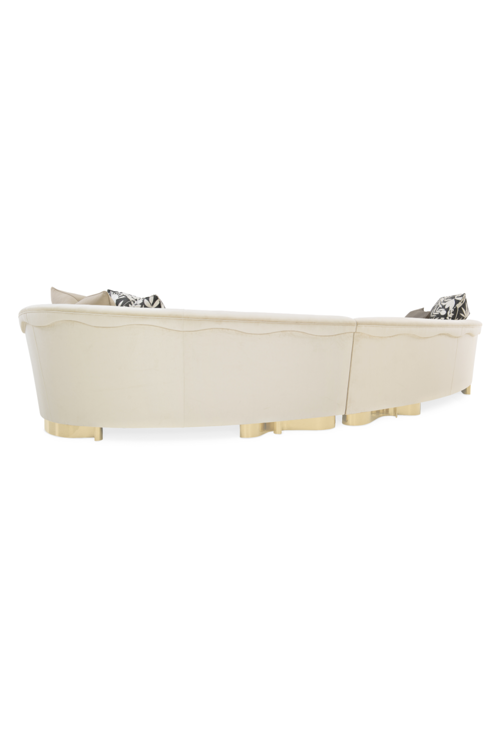   Curved Modern Sectional Sofa | Oroa.com