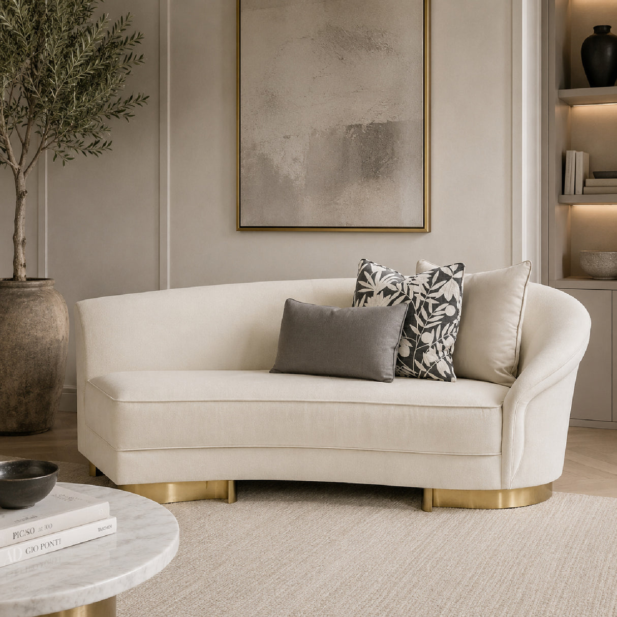   Curved Modern Sectional Sofa | Oroa.com