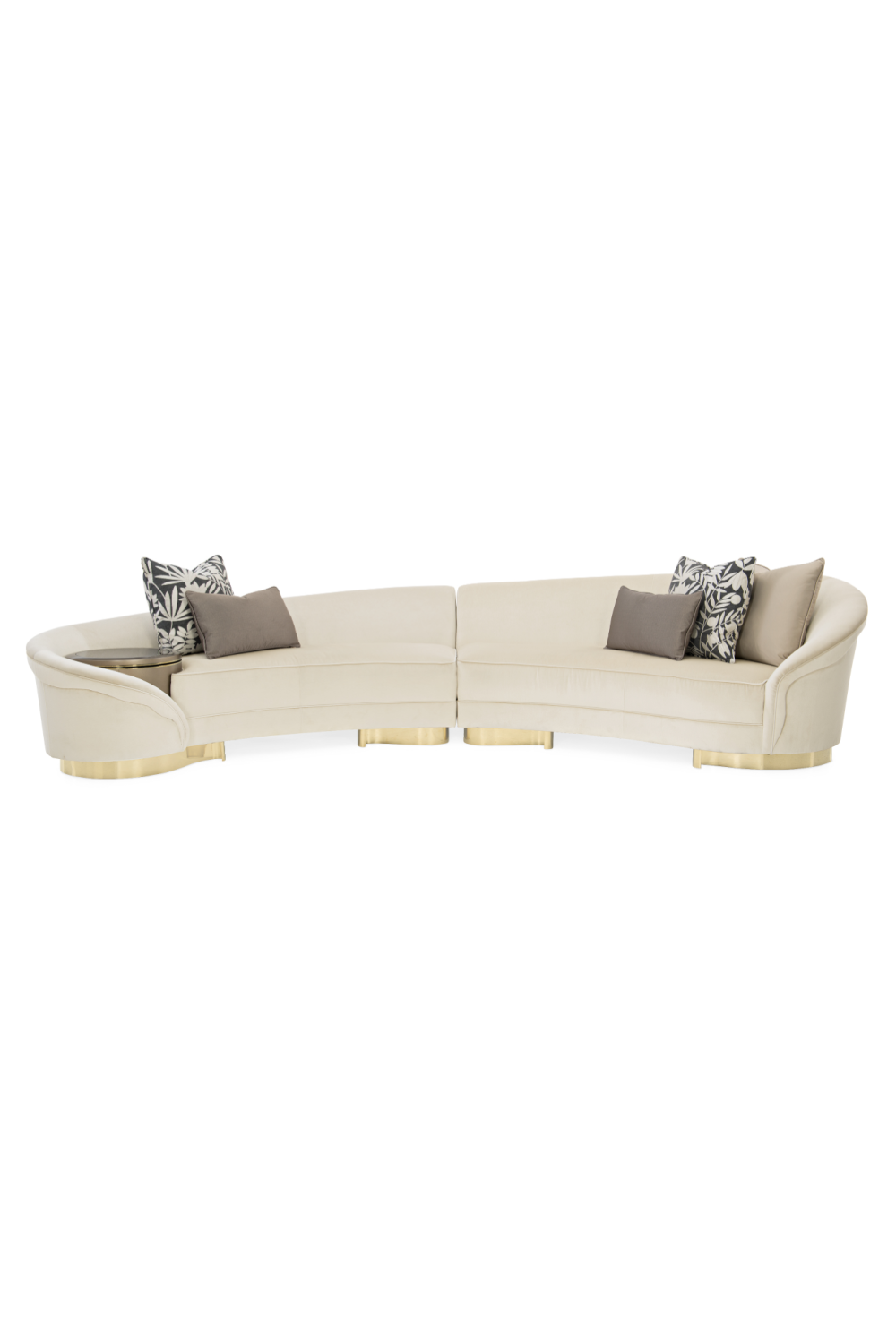   Curved Modern Sectional Sofa | Oroa.com
