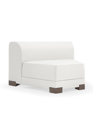   White Chenille Modular Chair | Oroa.com