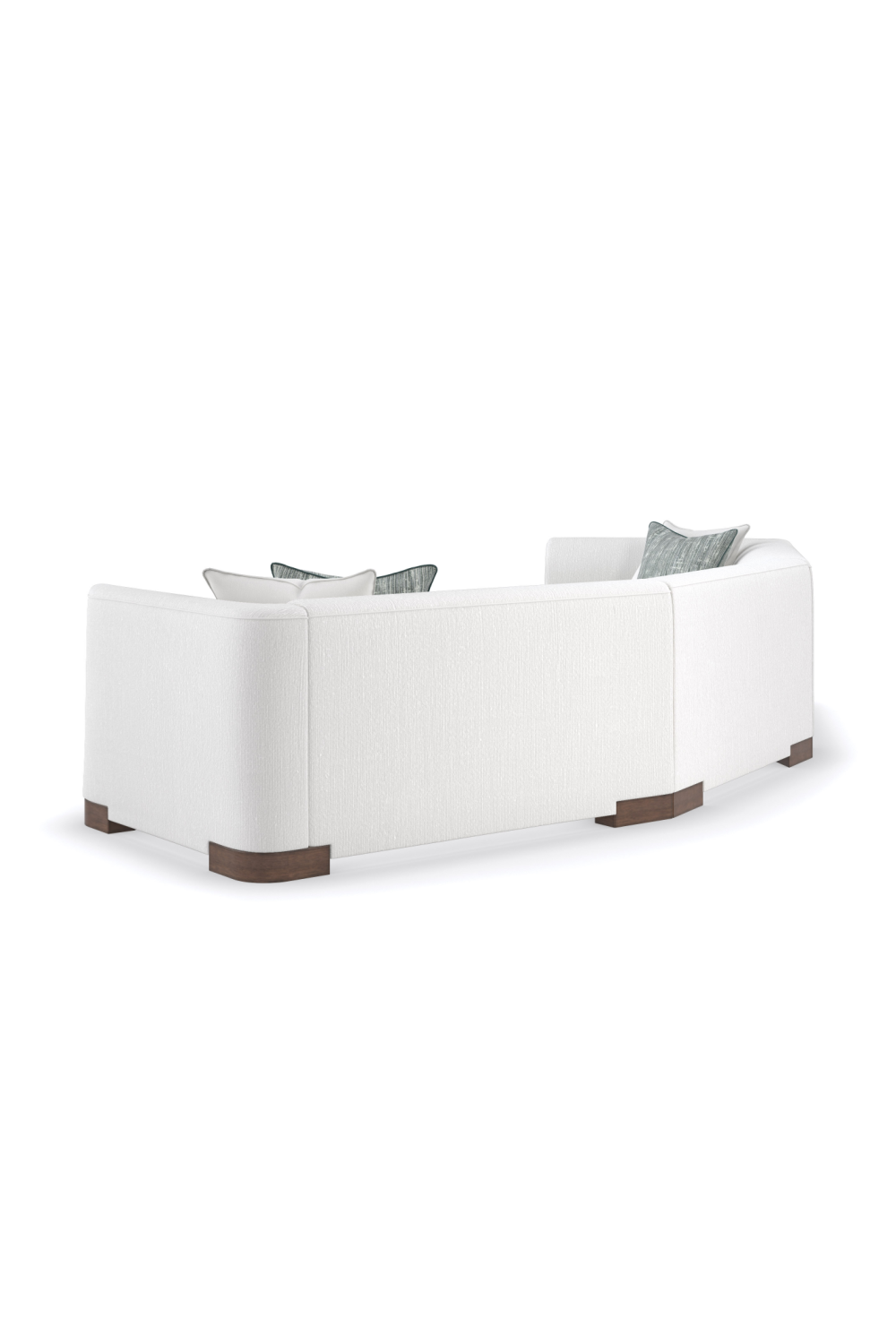  White Chenille Modular Chair | Oroa.com