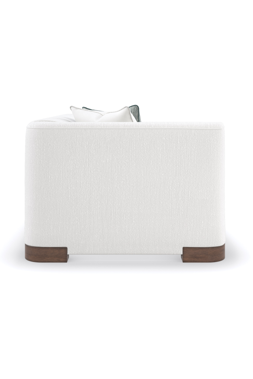   White Chenille Modular Chair | Oroa.com