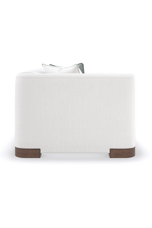   White Chenille Modular Chair | Oroa.com