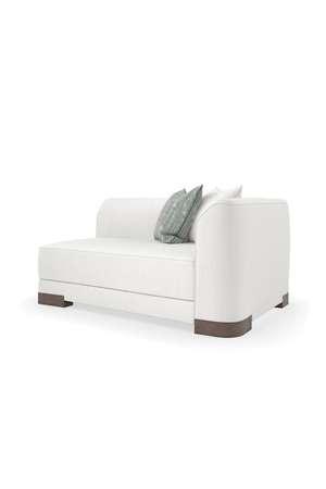   White Chenille Modular Chair | Oroa.com