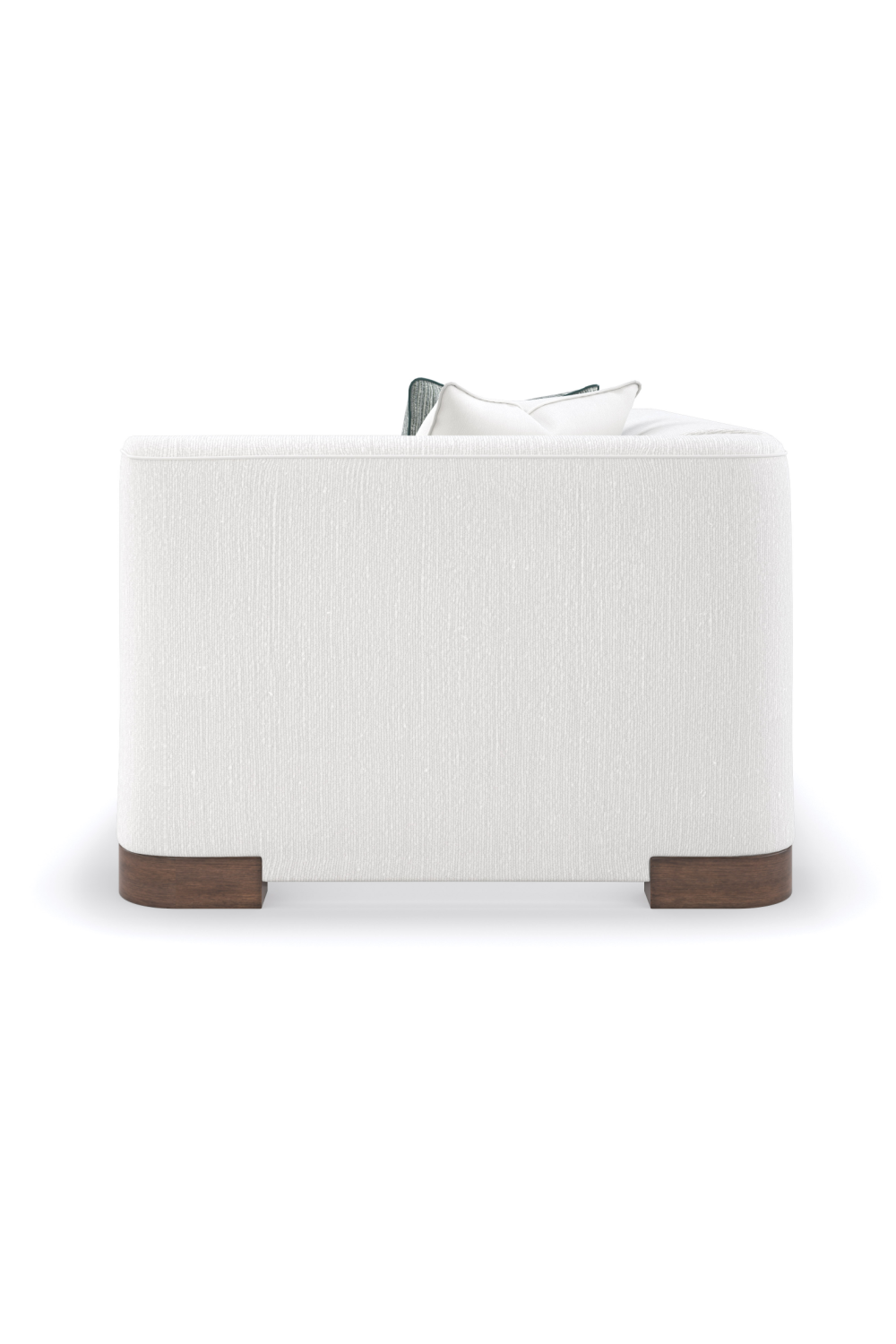   White Chenille Modular Chair | Oroa.com