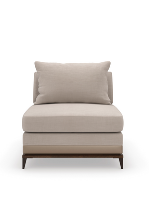   Taupe Modern Sectional Sofa | Oroa.com