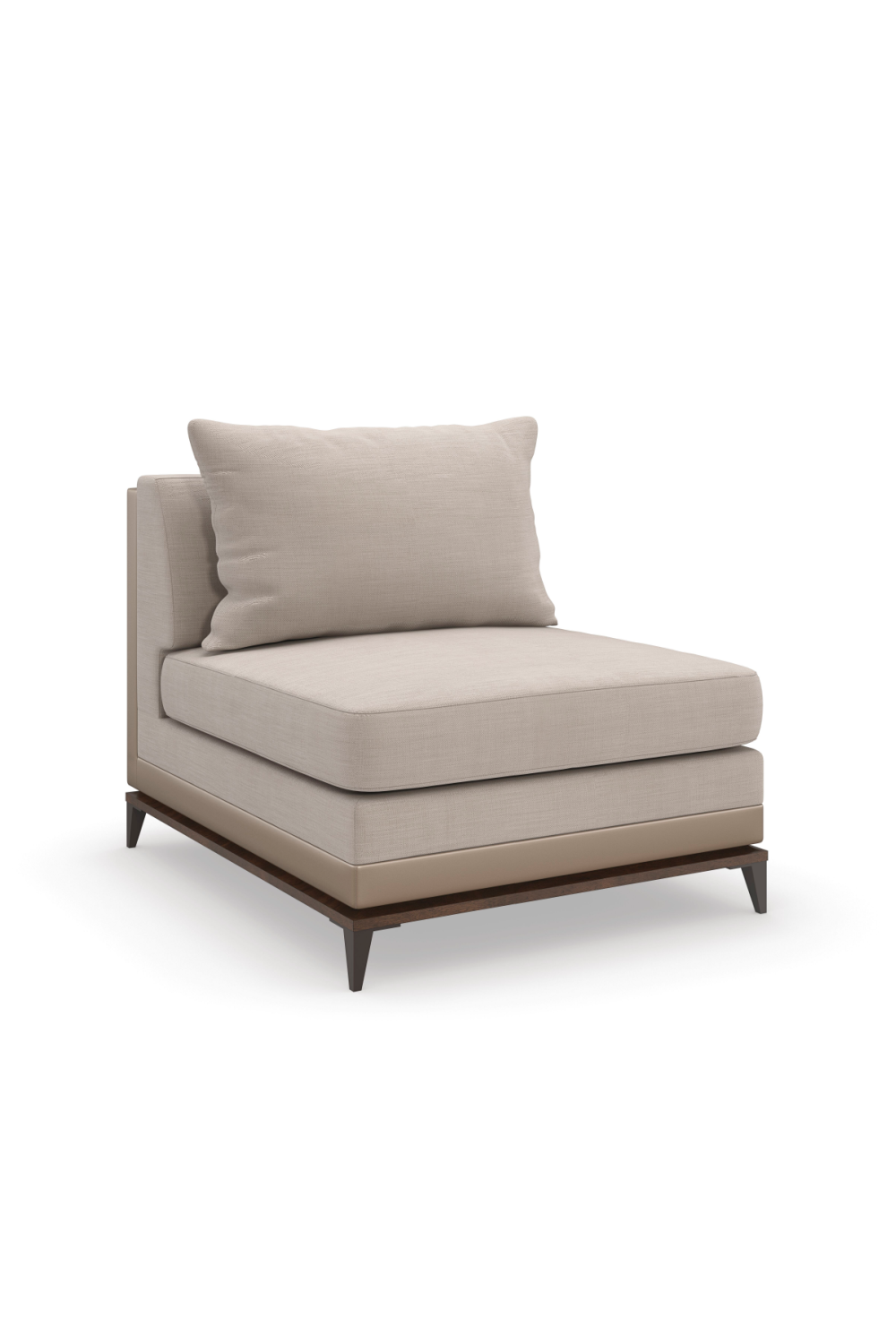   Taupe Modern Sectional Sofa | Oroa.com