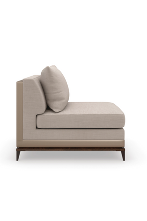   Taupe Modern Sectional Sofa | Oroa.com