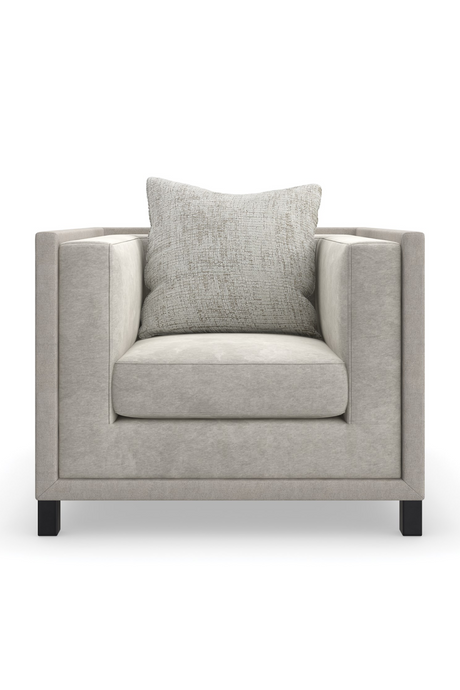   Light Gray Lounge Chair | Oroa.com