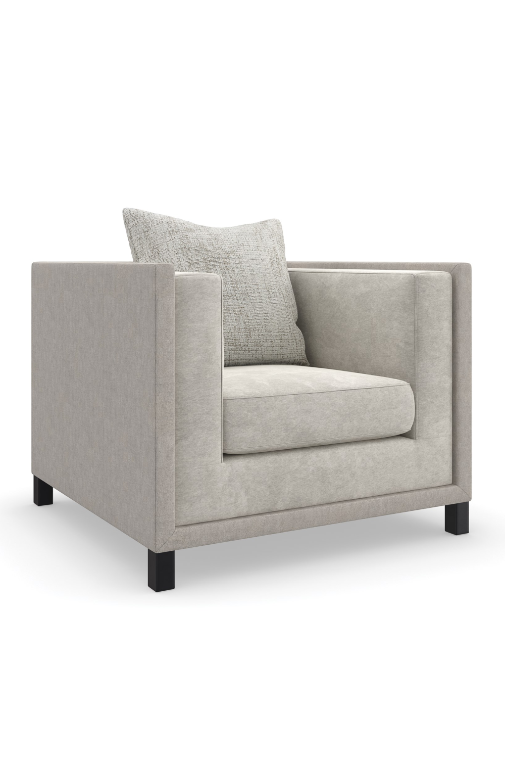   Light Gray Lounge Chair | Oroa.com
