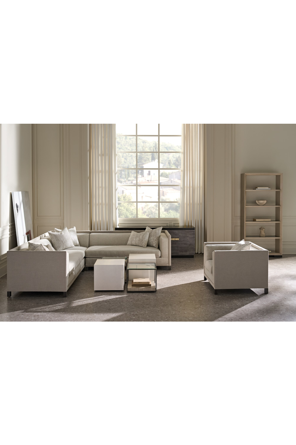   Light Gray Lounge Chair | Oroa.com